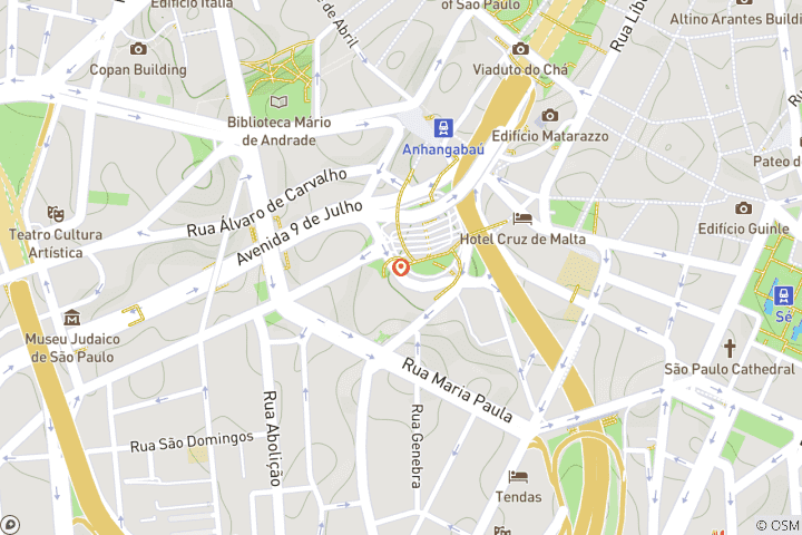 Kaart van Brazilië: Sao Paulo - 3 dagen