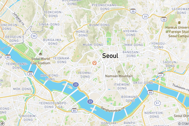 Map of Essential Seoul Adventure - 4 days