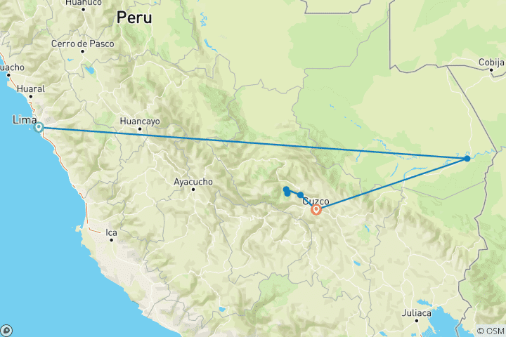 Map of Premium Peru