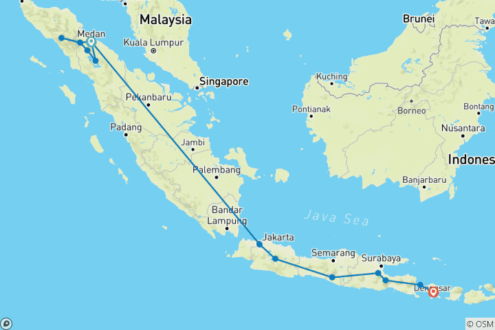 Kaart van Het beste van Indonesië