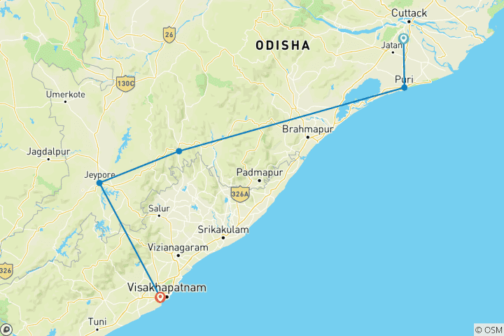 Map of Joranda Festival & Tribal Cultures of Odisha – 2026