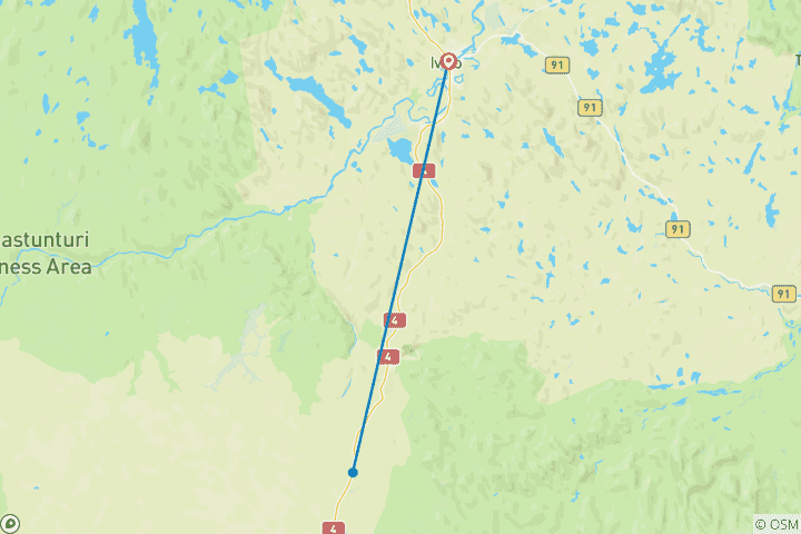 Map of Spend the night in a small glass igloo