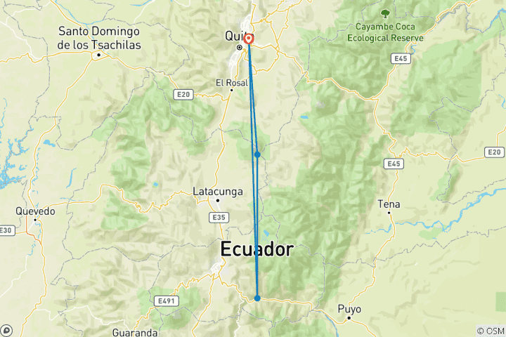 Map of Premium Ecuador