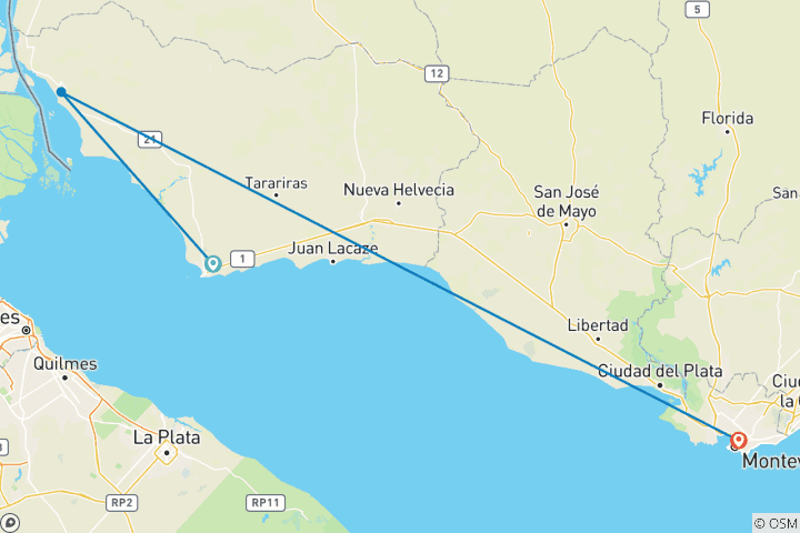 Map of Cultural Treasures of Uruguay