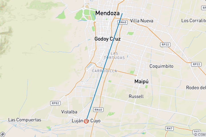 Mapa de Michelin Sabores de Mendoza