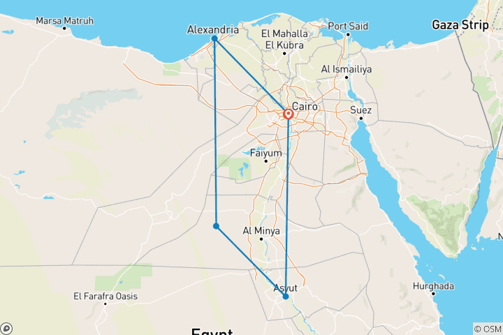 Carte du circuit Le pèlerinage de la Sainte Famille