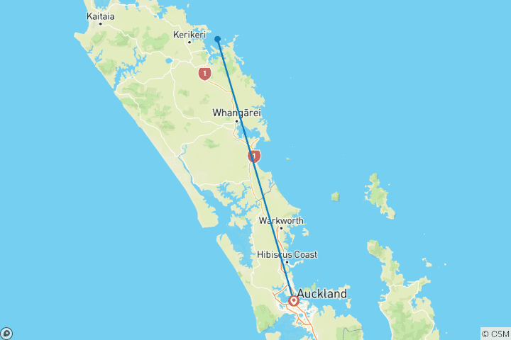 Carte du circuit Joyaux de la baie (2026/2027)