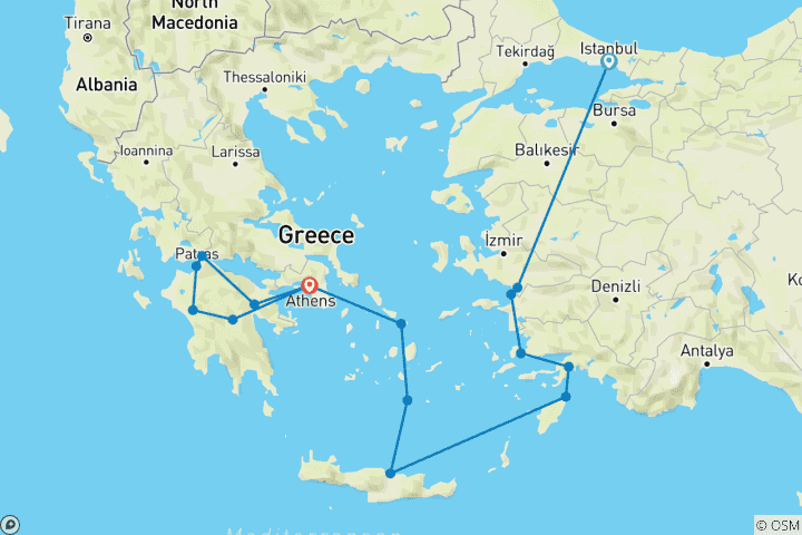 Map of Greco - Turkish Contrasts