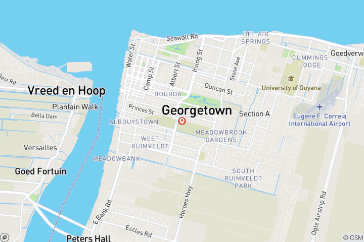 Karte von Wunder der Ostküste bis Toronto