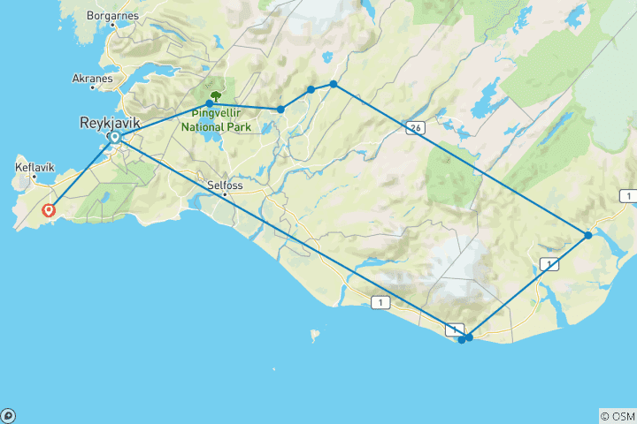 Map of Iceland Fire and Ice 35 to 45 (35 To 45)