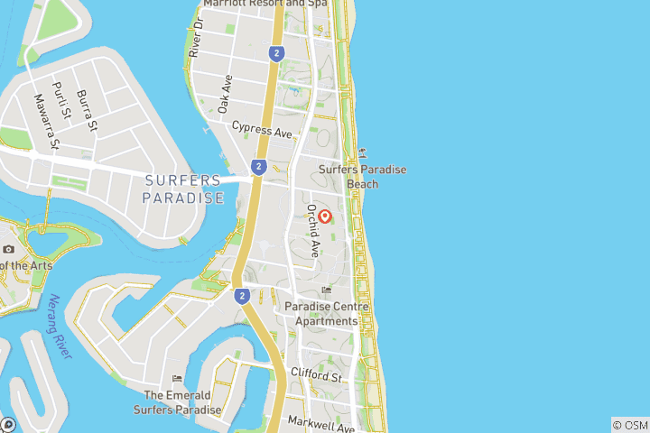 Map of Gold Coast 6 Days: Coastal Charms & Sky-High Adventures