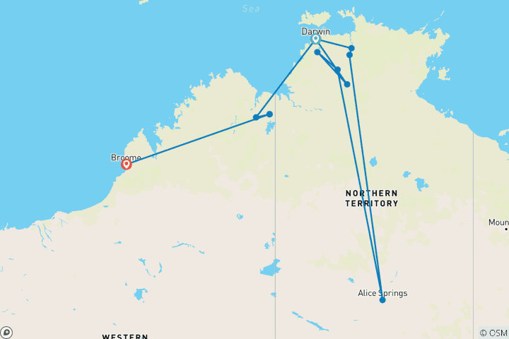 Karte von Kimberley Explorer