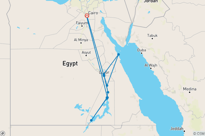 Mapa de Eclipse Solar Luxor 2027 y Maravillas del Antiguo Egipto (Pirámides-GEM-Crucero por el Nilo Luxor a Asuán)