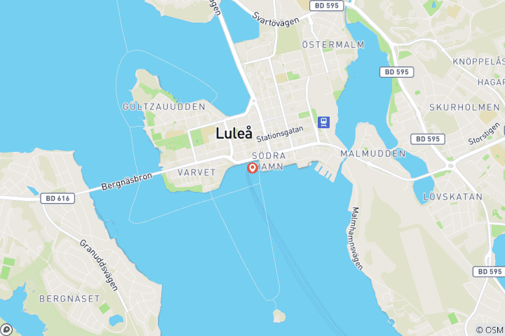 Kaart van Arctisch sereniteit avontuur (7 dagen)