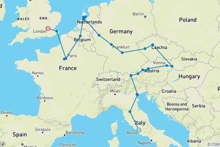 Map of European Dance GO