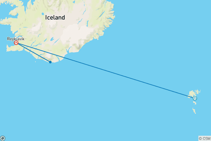 Carte du circuit Découverte des îles du Nord (9 jours)
