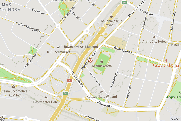 Carte du circuit Retraite festive en milieu sauvage (5 jours)