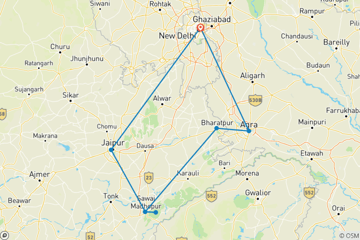 Mapa de Signature India | El reino de la realeza