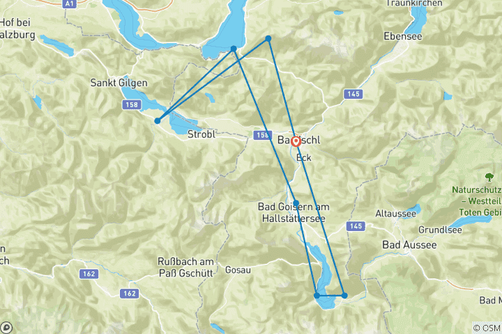 Kaart van Ontdek een cultuurlandschap gekenmerkt door zout (8 dagen)