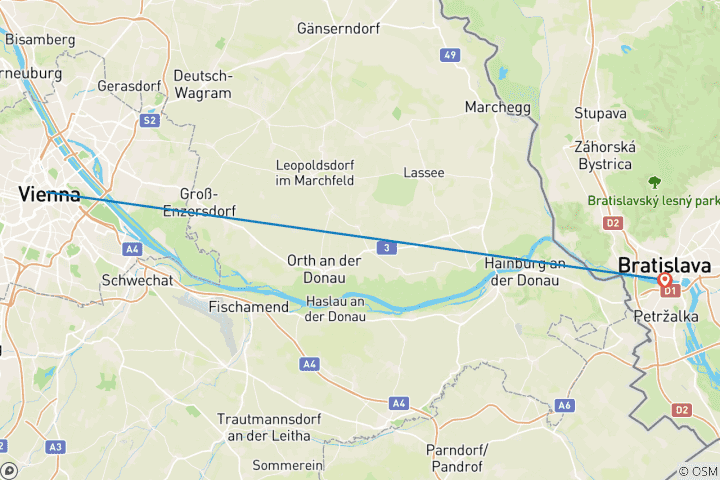 Carte du circuit Ambiance de Noël à Vienne et Bratislava