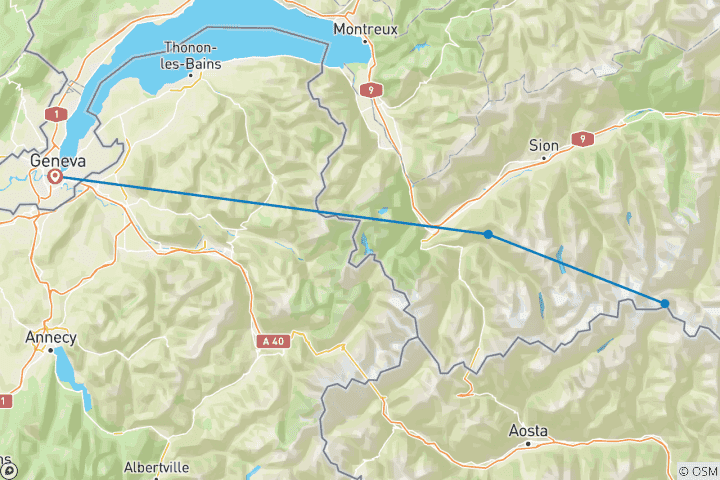 Carte du circuit Verbier ? Verbi-yeah ! à ski
