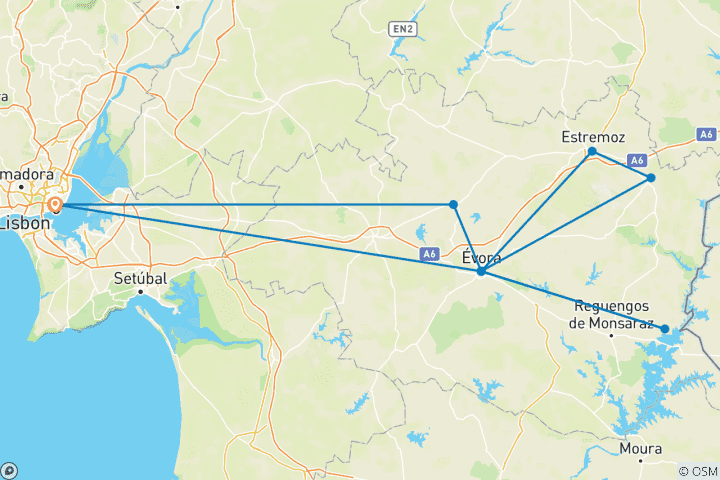 Map of Signature Portugal | Among the Whitewashed Hills