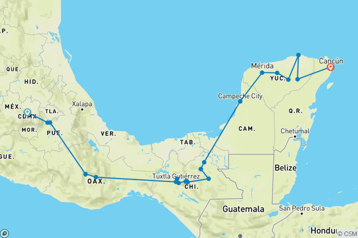 Carte du circuit MAGIE SUD - EST
