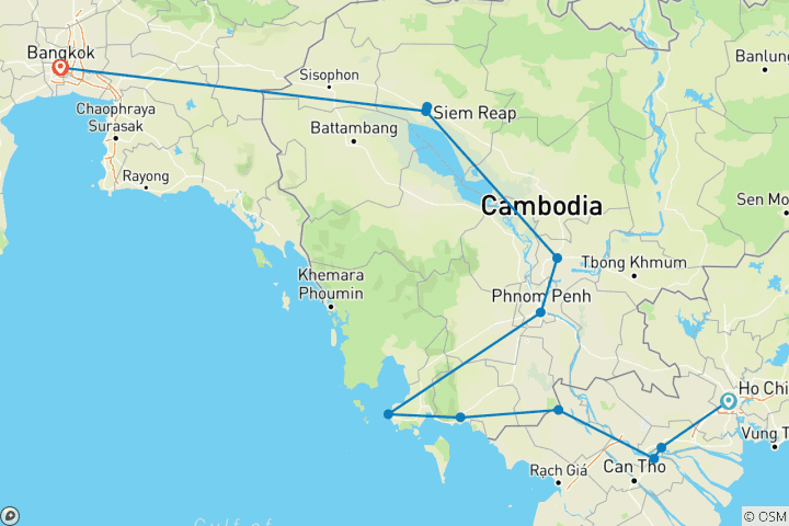 Map of Thai Indochina Explorer