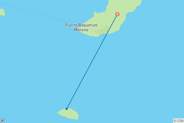 Karte von Eine 5-tägige Flucht zur Vogelbeobachtung