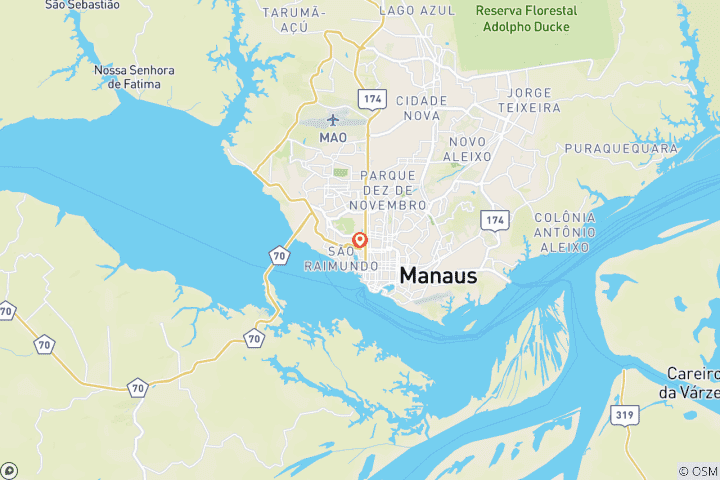 Carte du circuit Hôtes d'une communauté amazonienne au cœur de la jungle