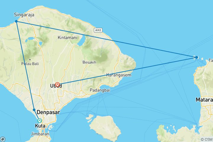 Mapa de Experiencia en Bali