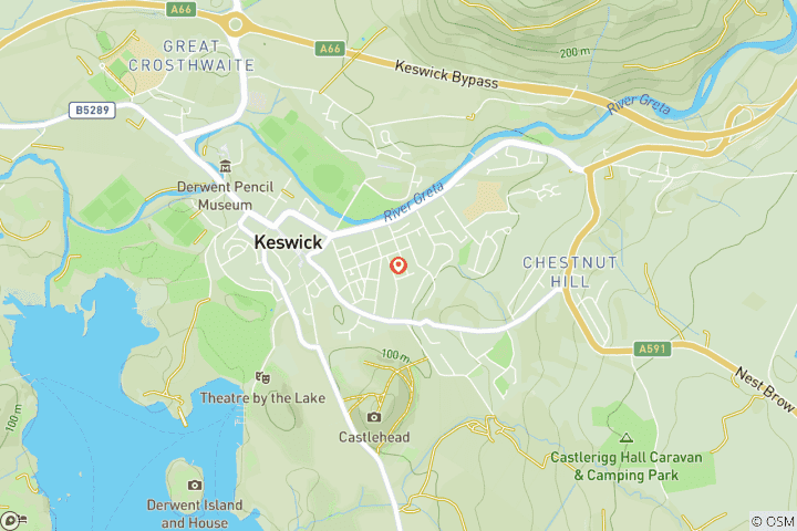 Map of Keswick: Lake District (7 days)