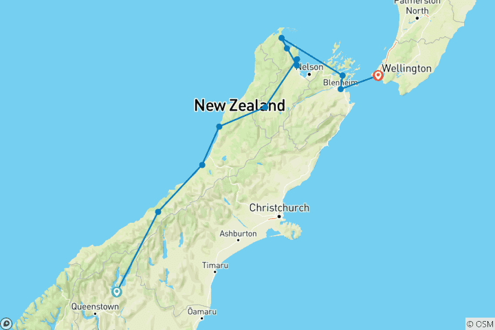 Map of The Coastal Explorer