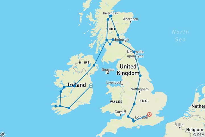 Map of Majestic Britain and Ireland
