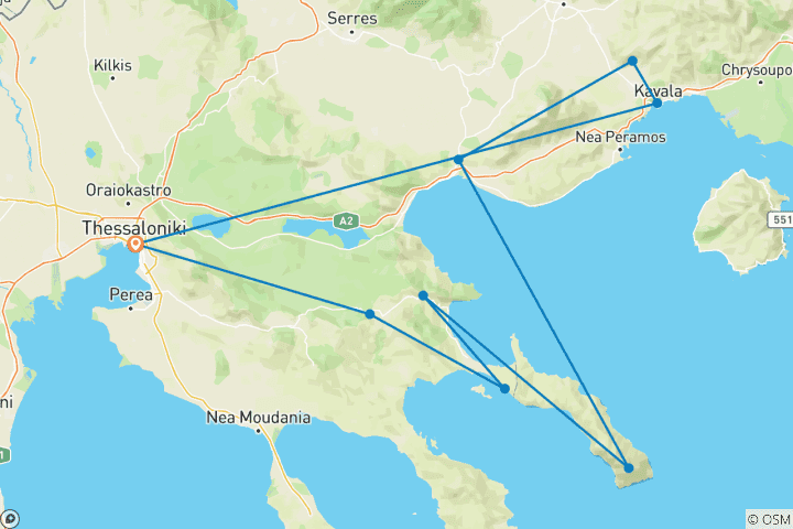 Mapa de Tesoros Arqueológicos, Bíblicos y Bizantinos 2 Días/ 1 Noche