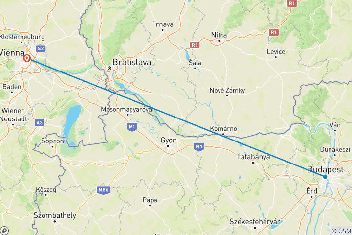 Mapa de LA VIENA DE LOS HABSBURGO
