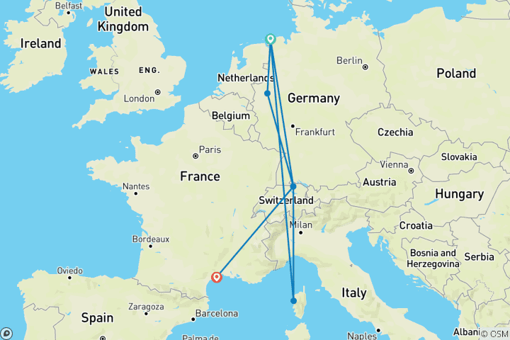 Carte du circuit São Tomé et Príncipe - Joyau caché (8 jours)