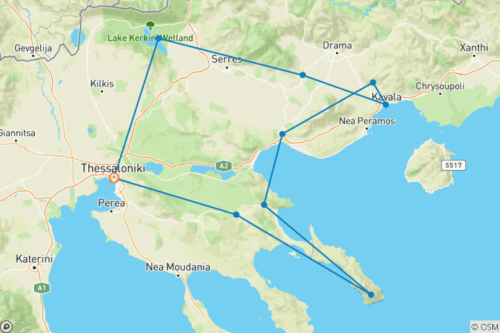 Mapa de Tesoros Arqueológicos, Bizantinos y Naturales 3 Días/ 2 Noches