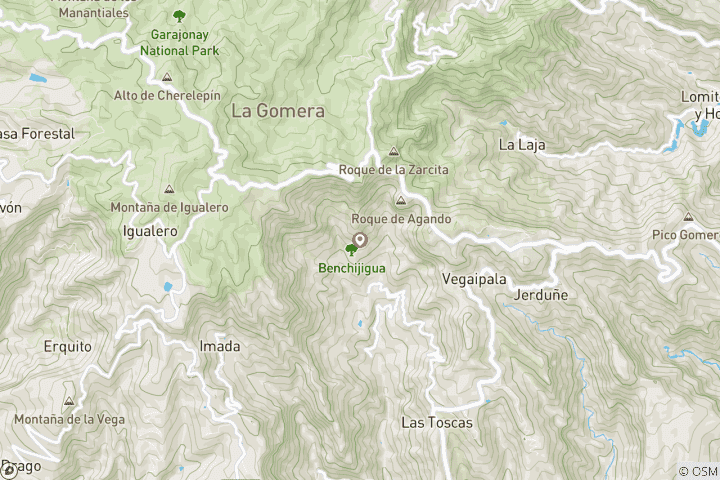 Kaart van Winterwarmte in La Gomera 2026 (alleen voor vrouwen)