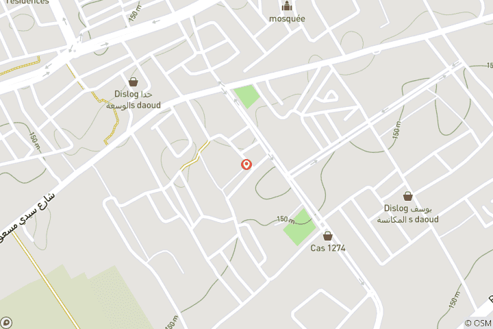 Kaart van Casablanca Joods Erfgoed Privé Tour