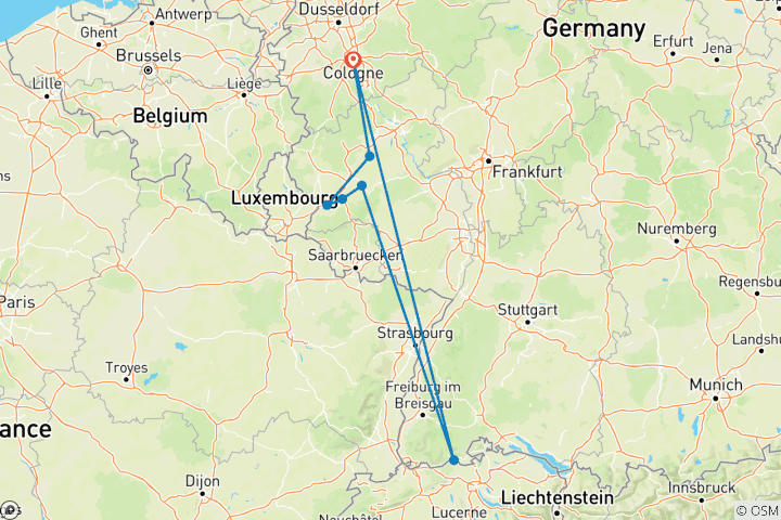 Karte von Mosel Erlebnis 2026