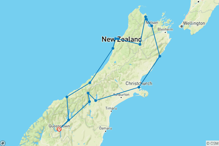 Mapa de Pase de autobús Skippy Hop-On Hop-Off