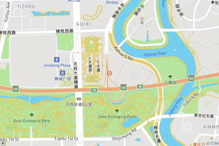 Map of 3 Days Best of Chengdu Small Group Tour (Max 12) | China Package Adventure