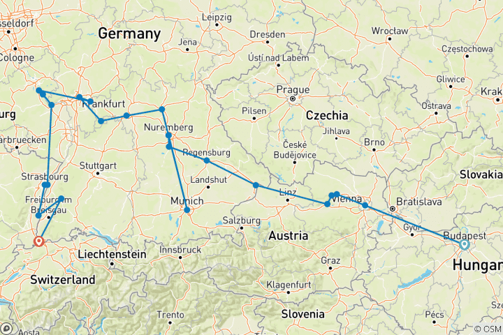 Karte von VerzaubertEuropa für Bierliebhaber Westbo&