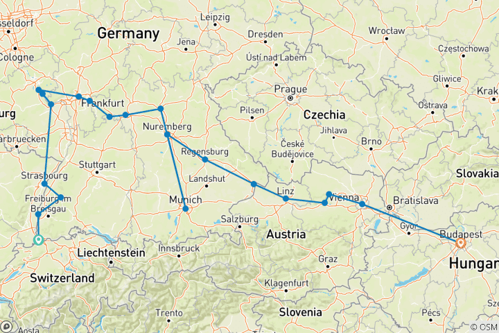 Mapa de Europa Encantada (en dirección este) 2027