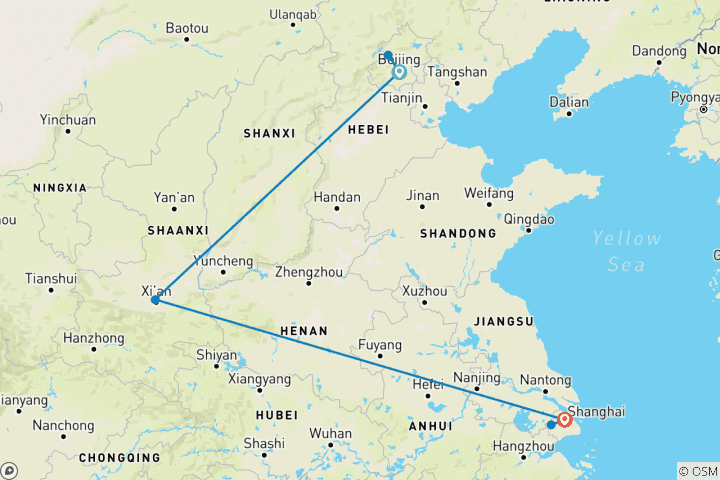 Mapa de China clásica