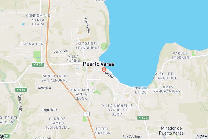 Carte du circuit Réflexions sur les volcans et les lacs