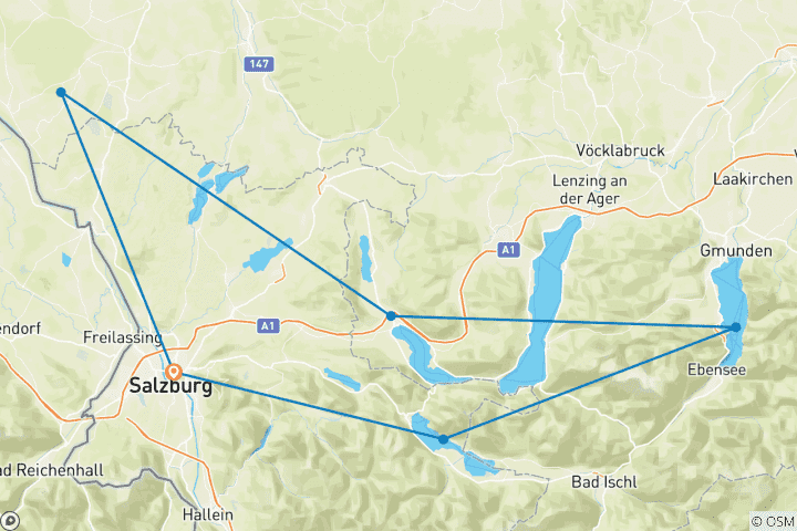 Mapa de Ten Lakes & Sound Of Music - Deportivo