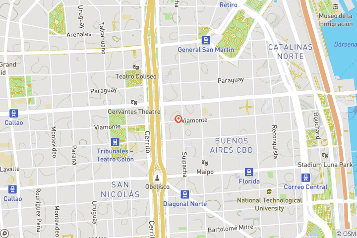 Carte du circuit Escapade à Buenos Aires