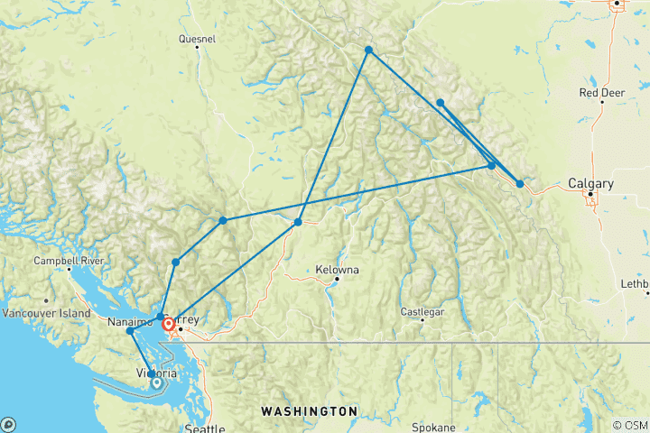 Kaart van Rockies Grandeur 2027